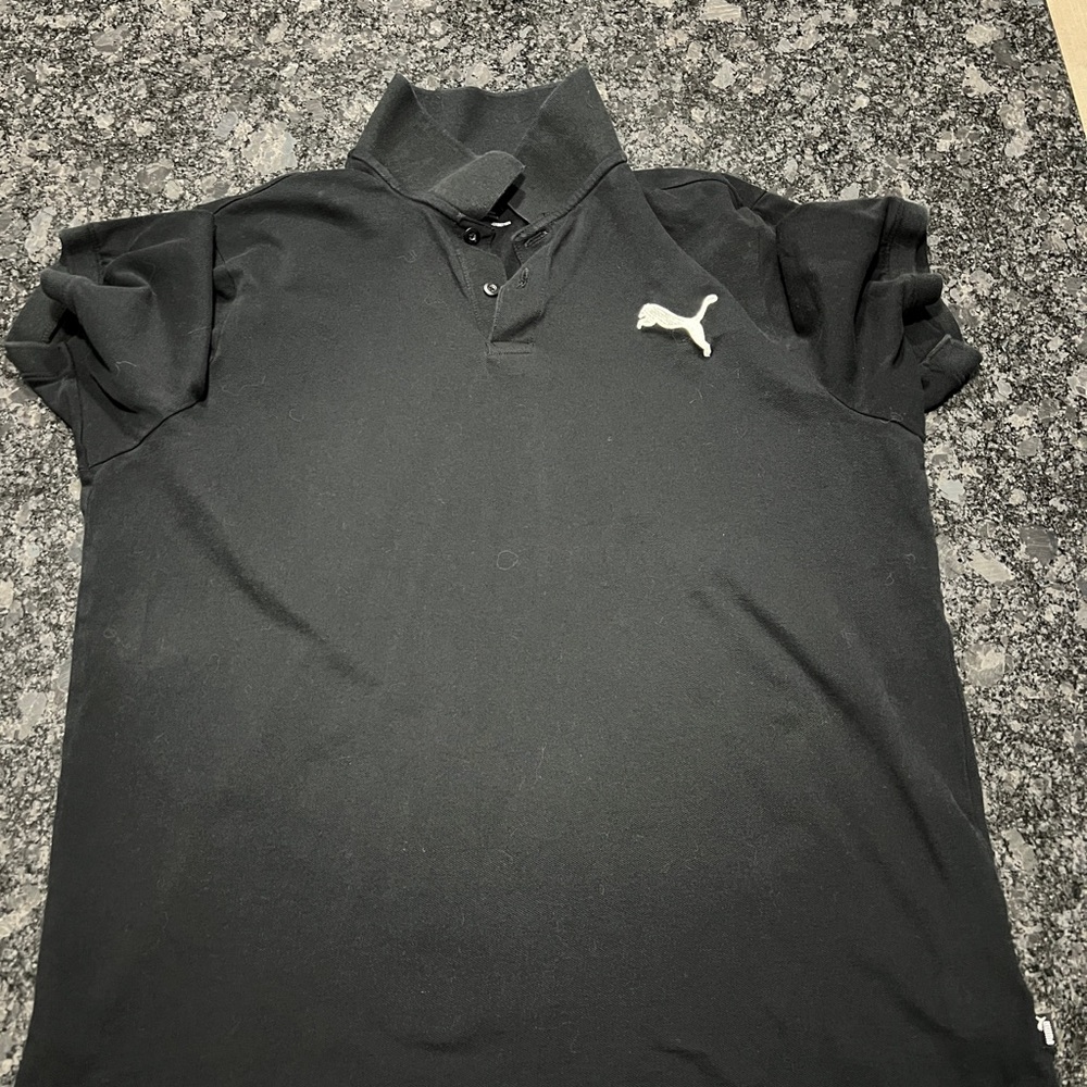 Puma Polo. Black. Size L.